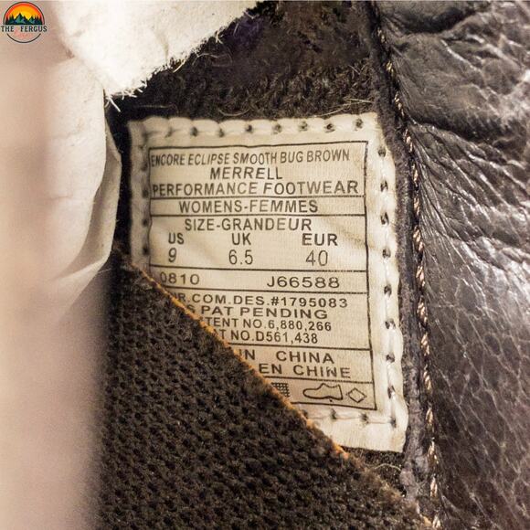 Merrell Encore Eclipse Smooth Bug Clog Casual Brown Slip-On Women's Size 9 - Picture 8 of 10